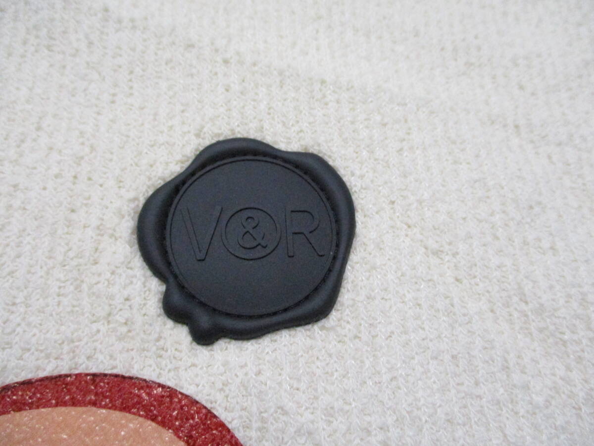 *VIKTOR & ROLF/ Victor and Rolf * не использовался SMILE Logo Raver patch f-ti- размер :M Parker модный люкс 