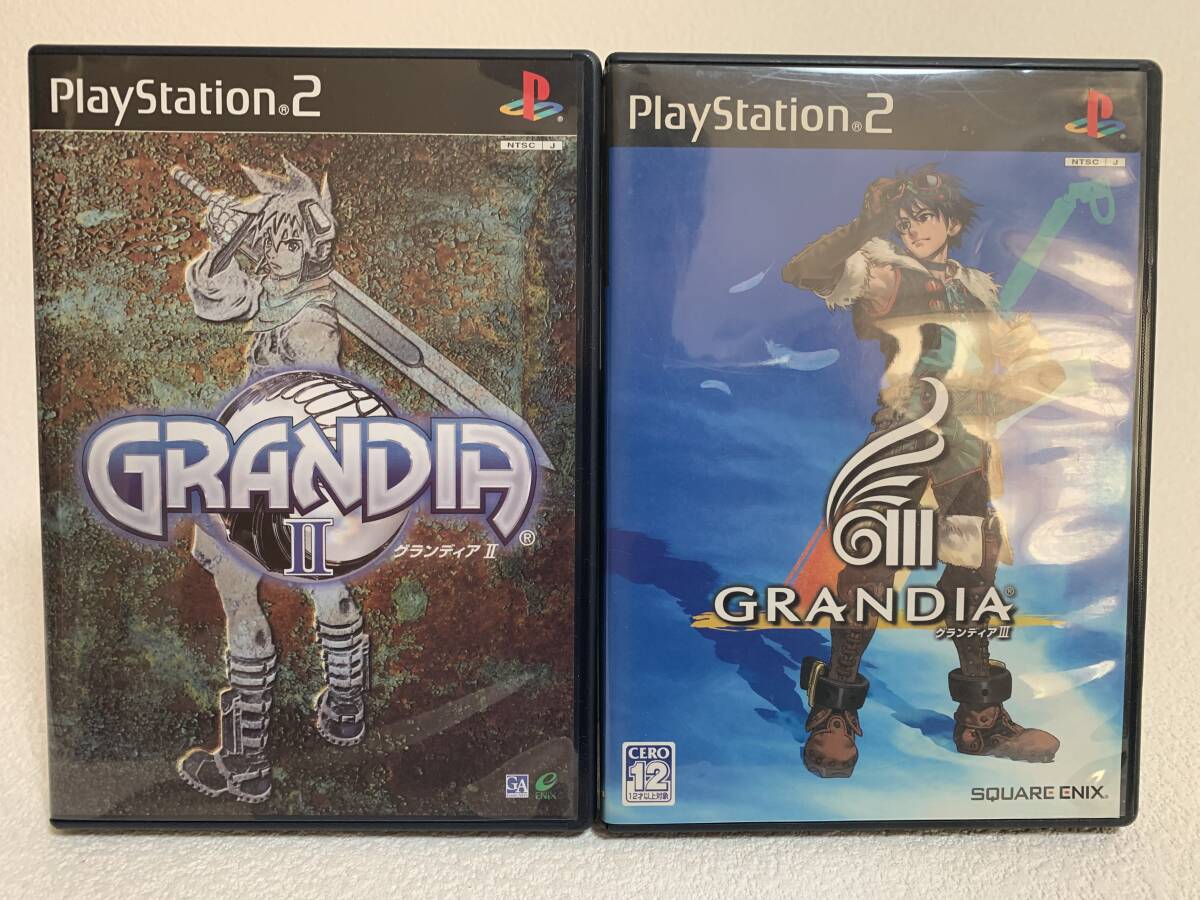 ■中古■ PS2 グランディアⅡ・グランディアⅢ 2本セット /グランディア2・グランディア3の画像1