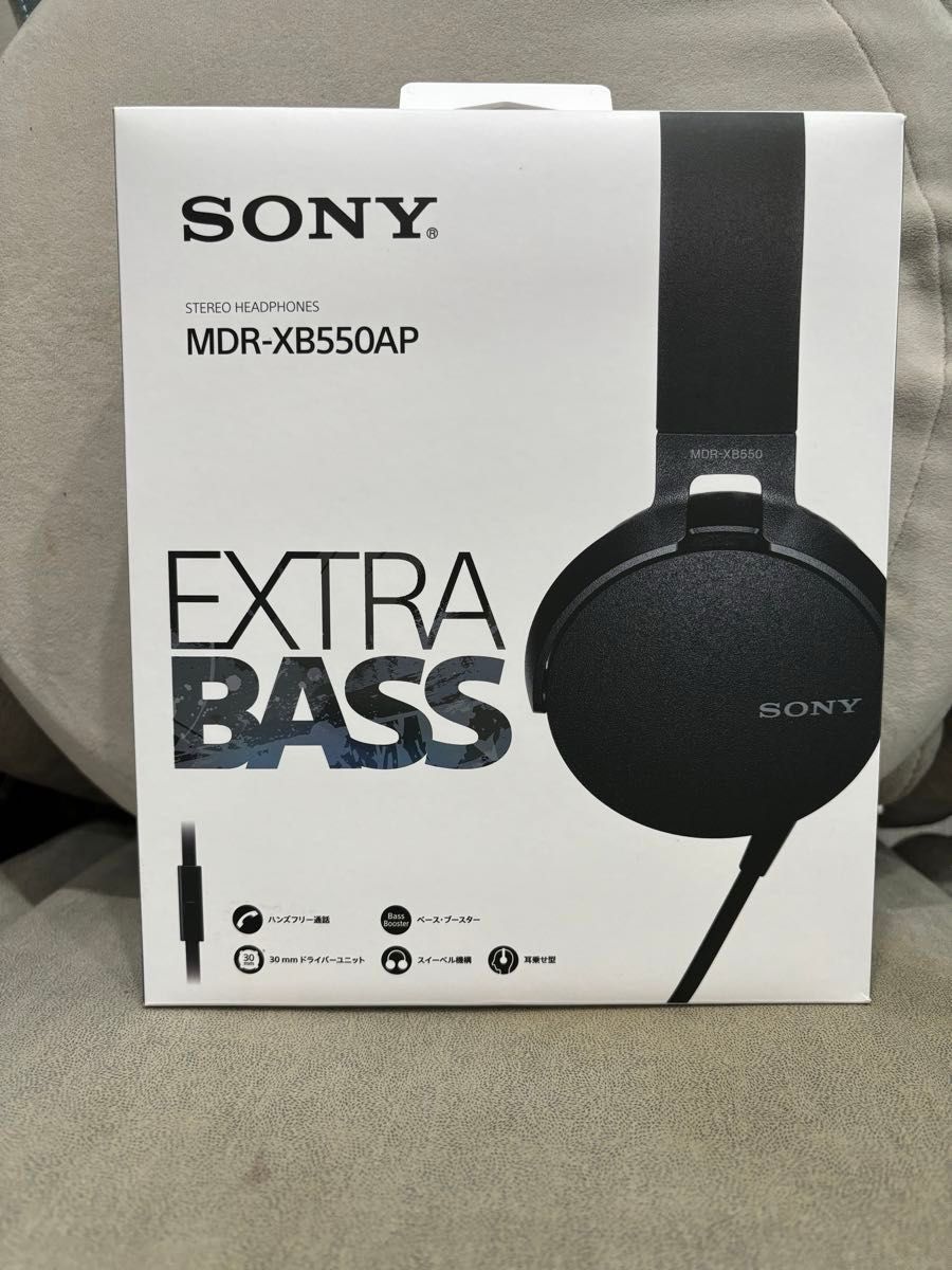 ★SONY  ヘッドホン　MDR-XB550AP  ブラック★