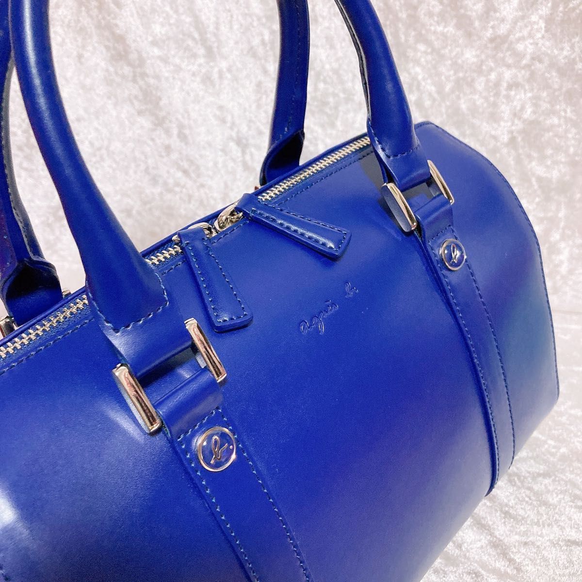 agnes b アニエスベー 2wayバッグ ミニボストン ショルダー agnes b アニエスベー 2wayバッグ ミニボストン ショルダー