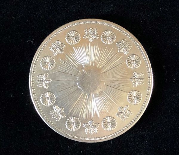 ◇ 美品 1円銀貨 明治3年 円 近代 貨幣 通貨 古銭 骨董の画像2
