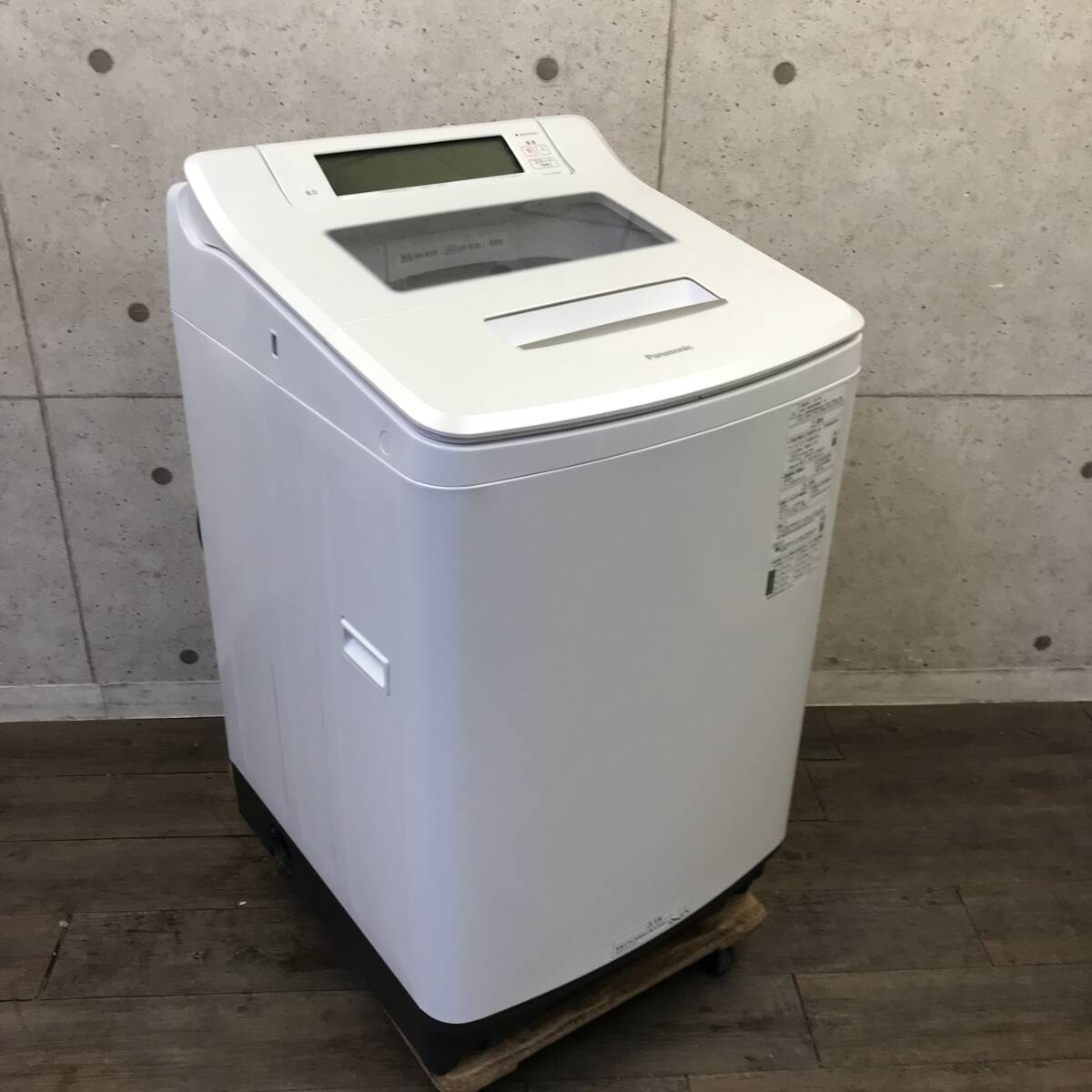 【直接引取可】21年製 洗濯機 Panasonic パナソニック NA-SJFA808 洗濯容量 8kg クリスタルホワイト上開き I0401-3_画像1