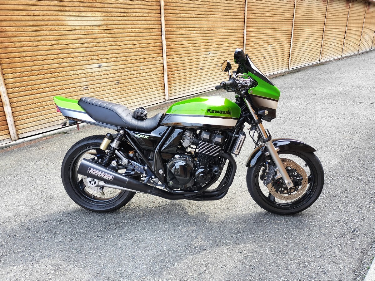 超希少 良品 Kawasaki カワサキ ZRX400 KERKER フルエキゾースト マフラー Z1 Z2 Z1000MK2 Z750FXの画像1