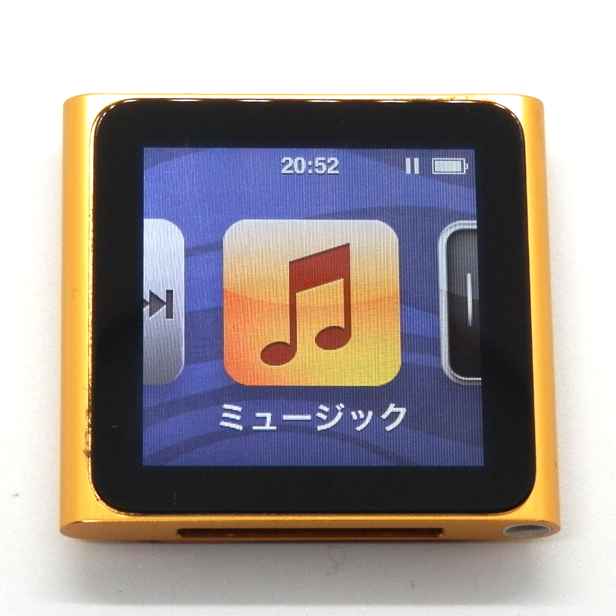 バッテリー新品 動作良好 ipod nano 第６世代 8GB オレンジの画像1