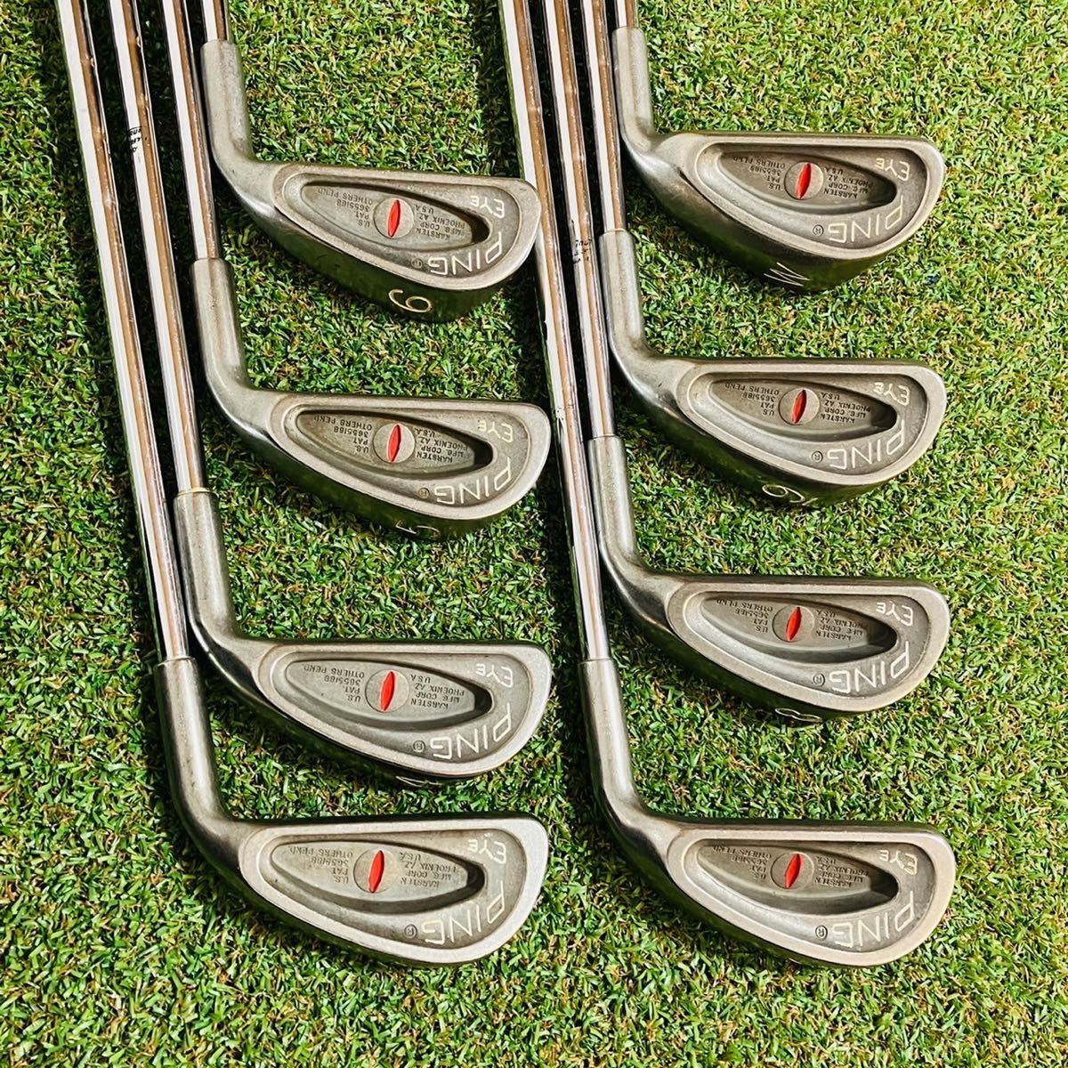 希少 PING EYE ZZ LITE キャッツアイ 初代 アイアンセット 希少 PING EYE ZZ LITE キャッツアイ 初代 アイアンセット
