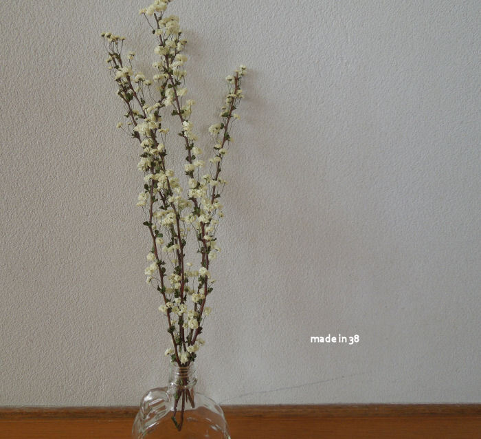 ドライフラワー　ユキヤナギ　５本　花材　材料_画像2