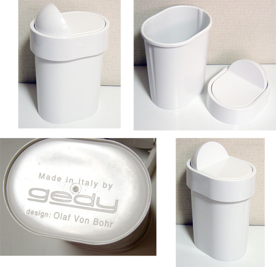 Gedy, Olaf von Bohr / レトロ,ゴミ箱,ゲディ,MADE IN ITALY,MAKIO HASUIKE,ALESSI,カルテル,ダストボックス,モダニカ,パントン,イームズ その他