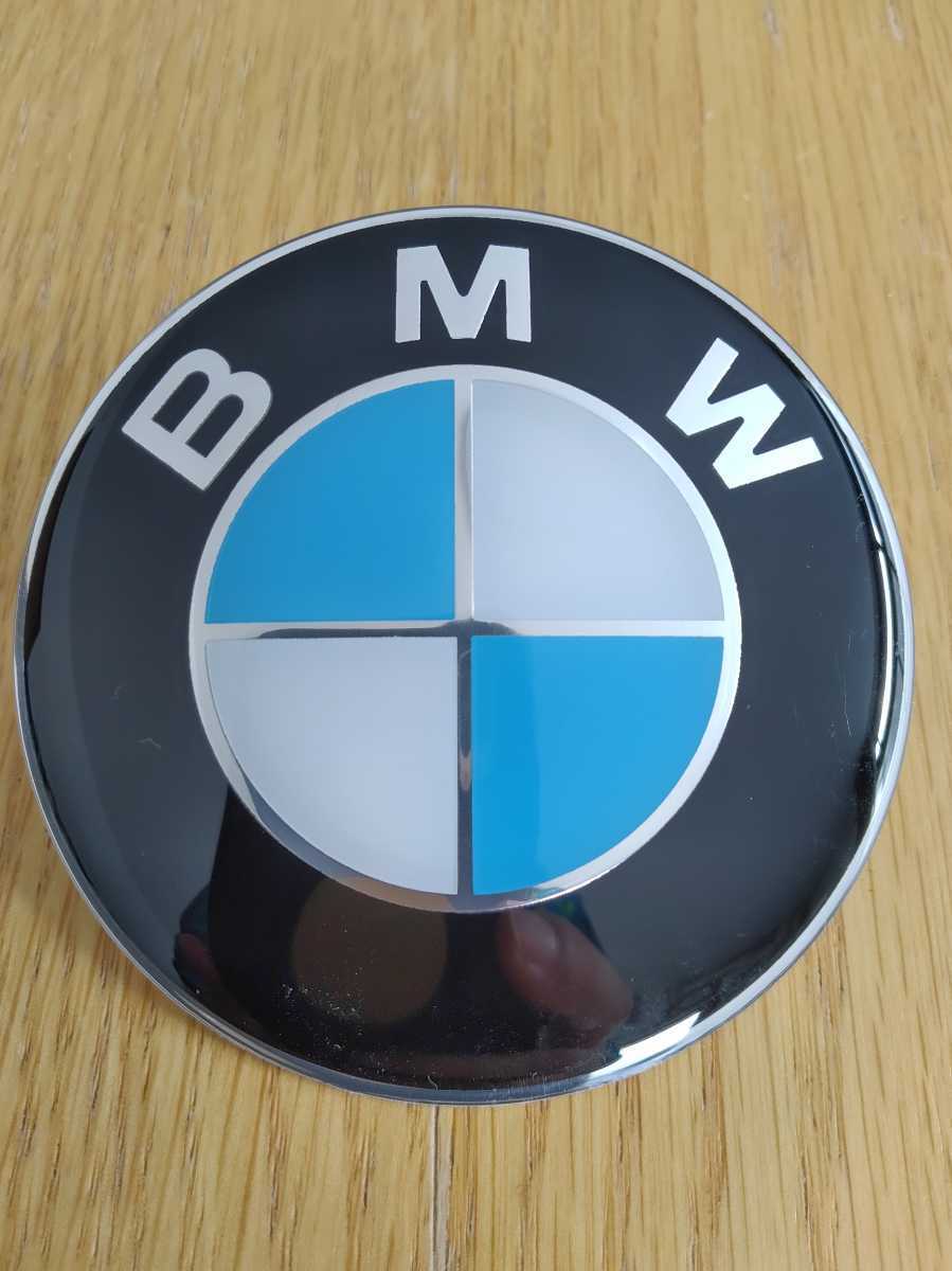 【簡単♪貼付け補修用】 BMW 82mm エンブレム(メッキ向上デザイン) E46 E90 F30 等の画像1