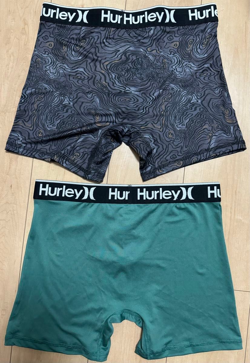 数量限定 Hurley ハーレー ボクサーパンツ 吸汗速乾 Sサイズ 2枚組