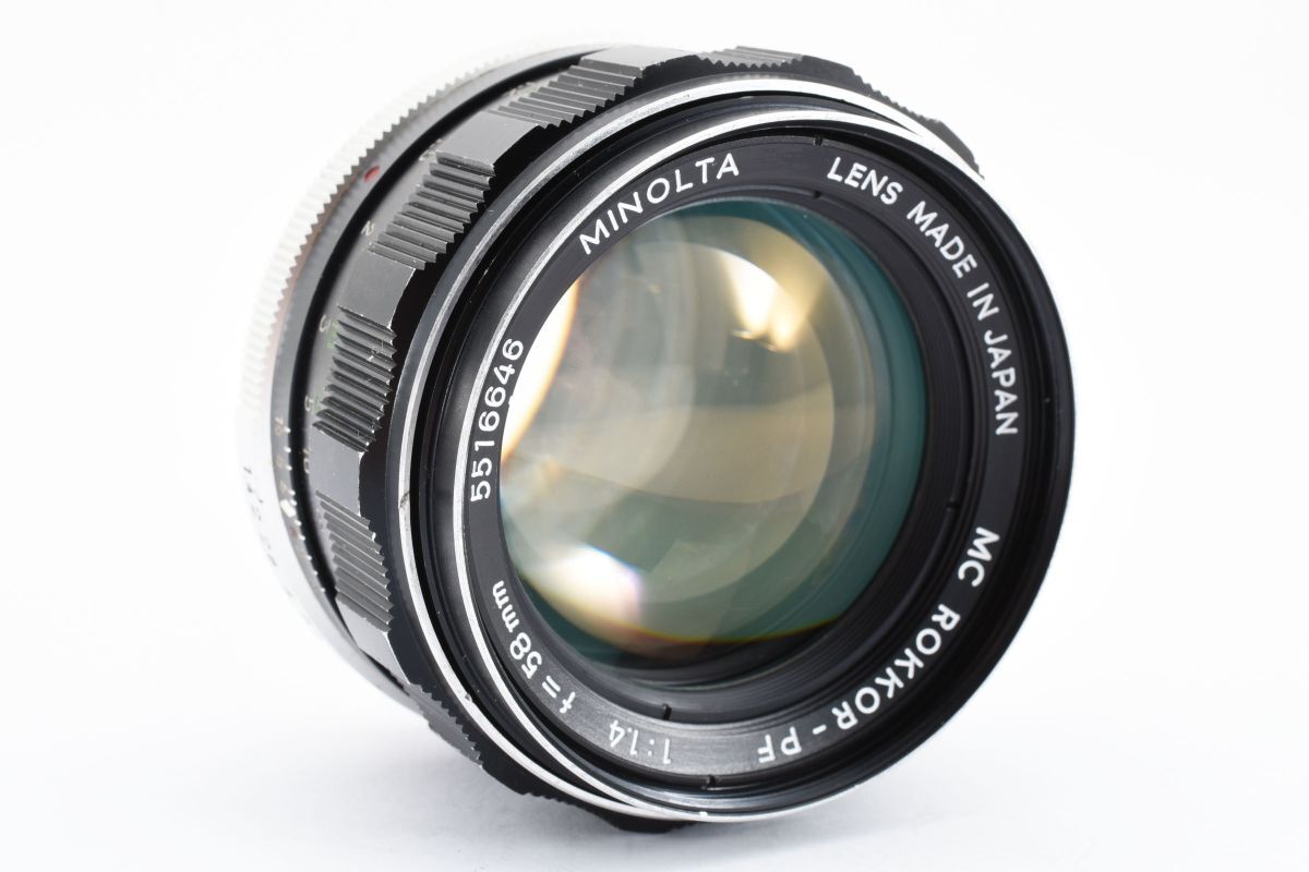 ■美品■MINOLTA MC ROKKOR-PF 58mm F1.4■F347 ミノルタの画像3