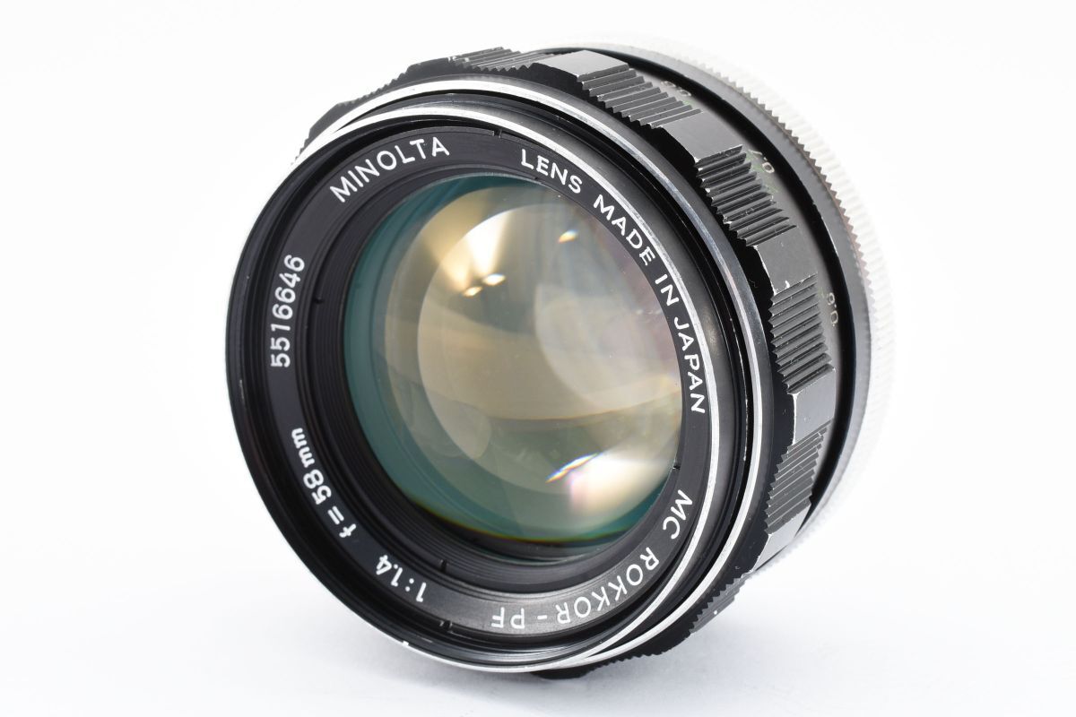 ■美品■MINOLTA MC ROKKOR-PF 58mm F1.4■F347 ミノルタの画像1