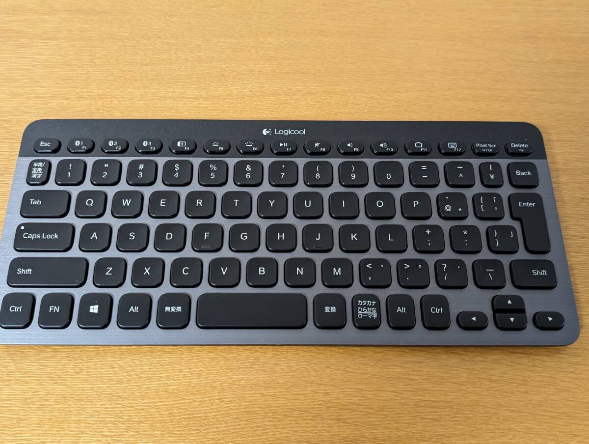 ロジクール (Logicool) イルミネートキーボード Illuminated Keyboard K810 [ガンメタル/ブラック] 84キー日本語配列 Bluetooth 送料無料_画像2