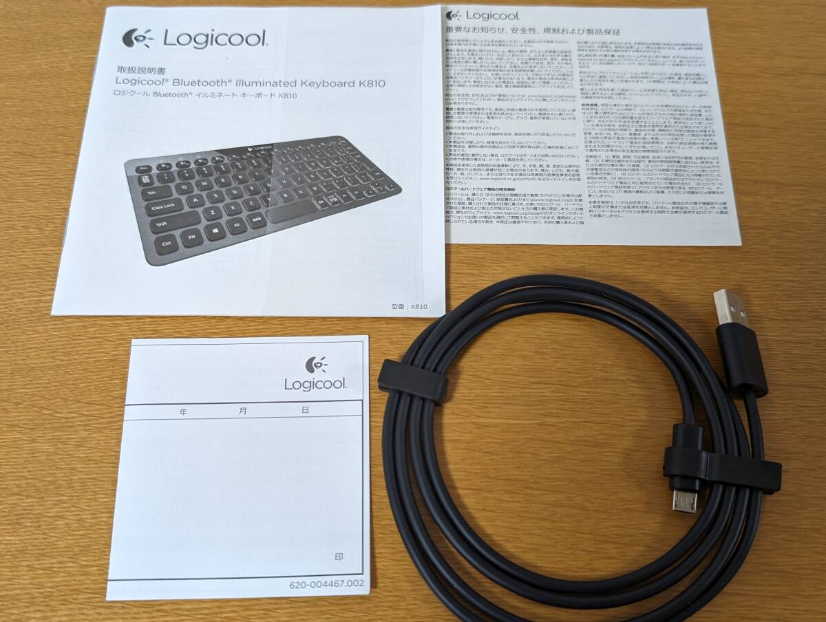 ロジクール (Logicool) イルミネートキーボード Illuminated Keyboard K810 [ガンメタル/ブラック] 84キー日本語配列 Bluetooth 送料無料_画像6