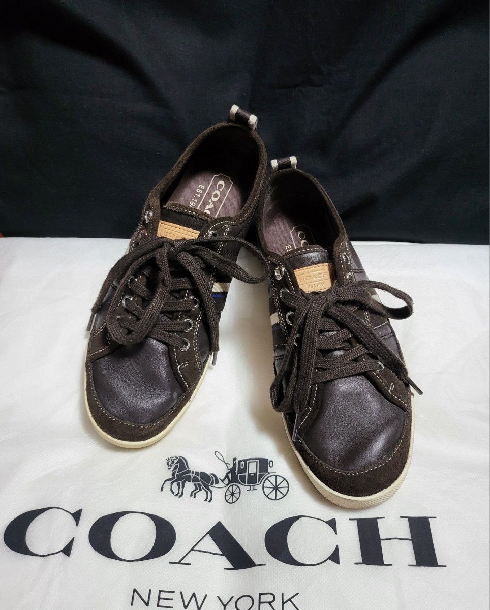 ◆COACH コーチ◆メンズ スニーカー サイズ41（25.0相当）