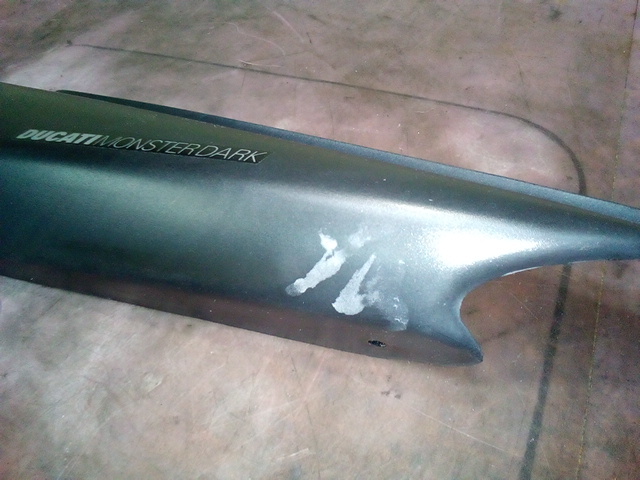 DUCATI M900 Monstar 900 original side cover left mat black Ducati Ducati inspection )900SS M1000