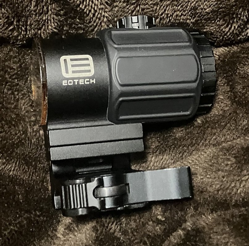 EOTech type G43 BK 検 seals Devgru Recon Marsoc M4 MK18 HK416 Delta EAGLE LBT Crye ブースター 3倍 マグニファイア Trijicon EXPS G33の画像1