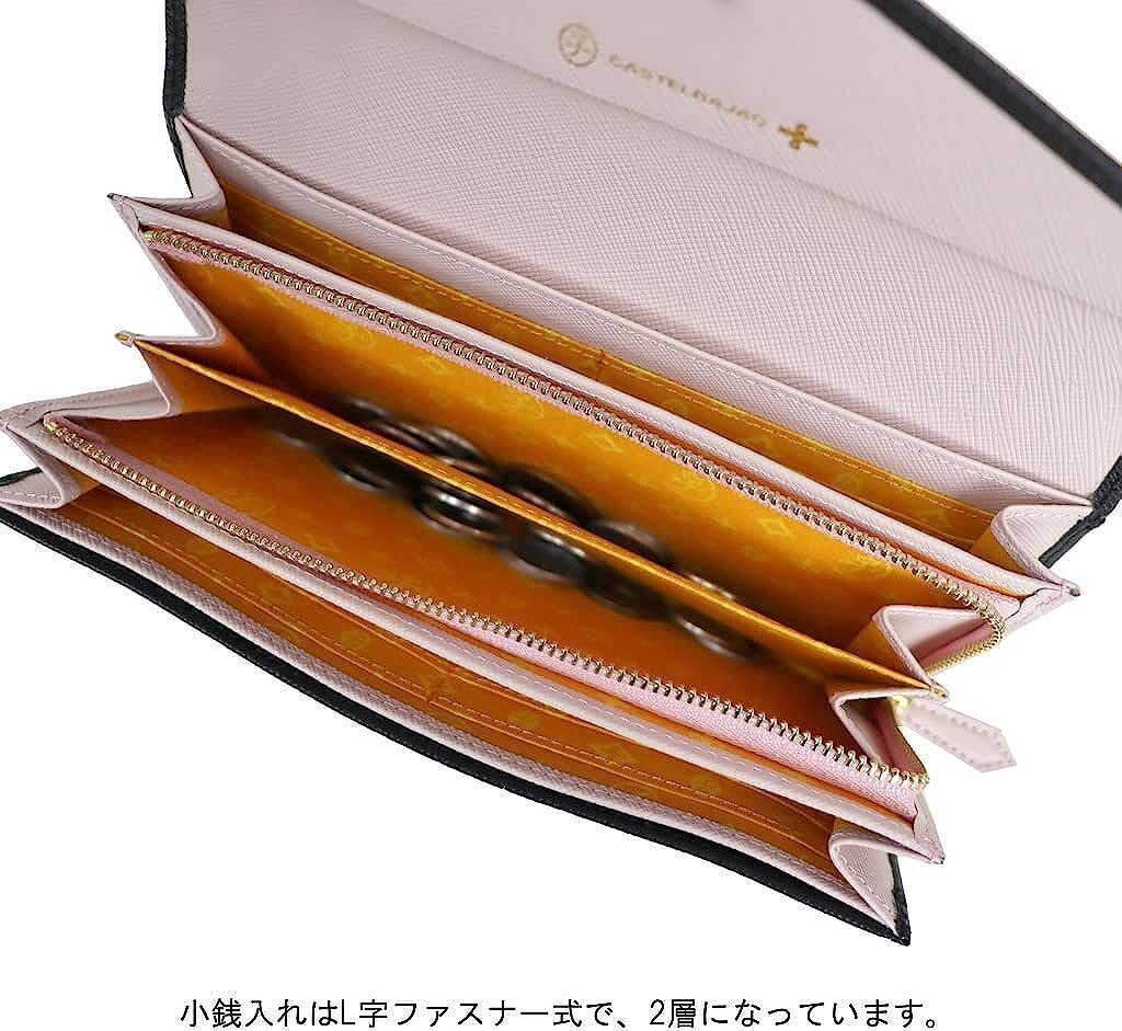 QQ33 Castelbajac обычная цена 22000 иен многофункциональный длинный кошелек монограмма рисунок телячья кожа смартфон место хранения новый товар lyra 087602 чёрный женский CASTELBAJAC
