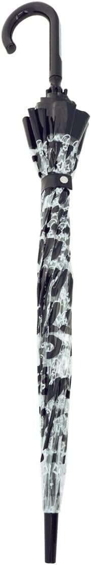 カステルバジャック × フルトン 定価8800円 新品 ロゴモノグラム柄 傘 英国王室御用達 鳥かご 長傘 雨傘 黒 65cm レディース メンズ 3_画像4
