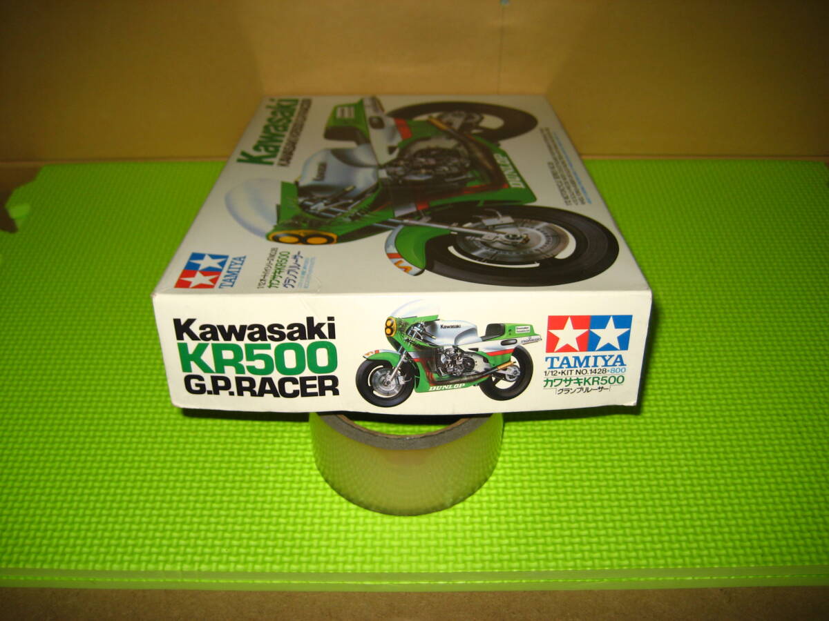  Tamiya 1/12 motorcycle series No.28 Kawasaki Kawasaki KR500 G.P.RACER Grand Prix Racer *. parts taking .