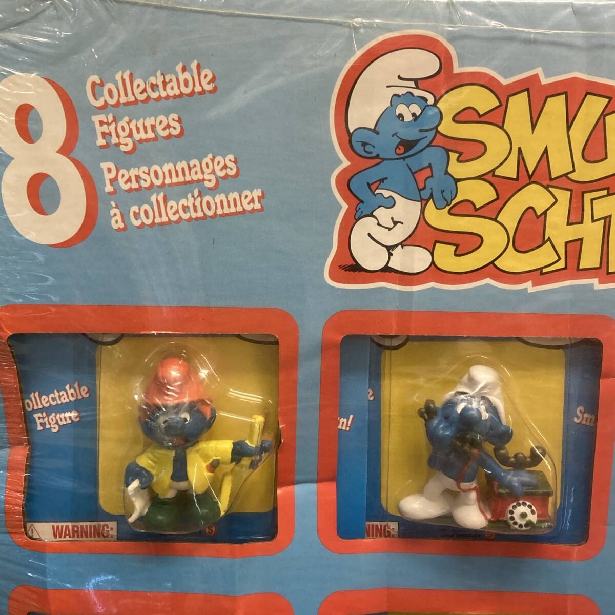 デッドストック☆SMURF SCHTROUMPF PVC 8点 セット☆レトロ、未 デッドストック☆SMURF SCHTROUMPF PVC 8点 セット☆レトロ、未