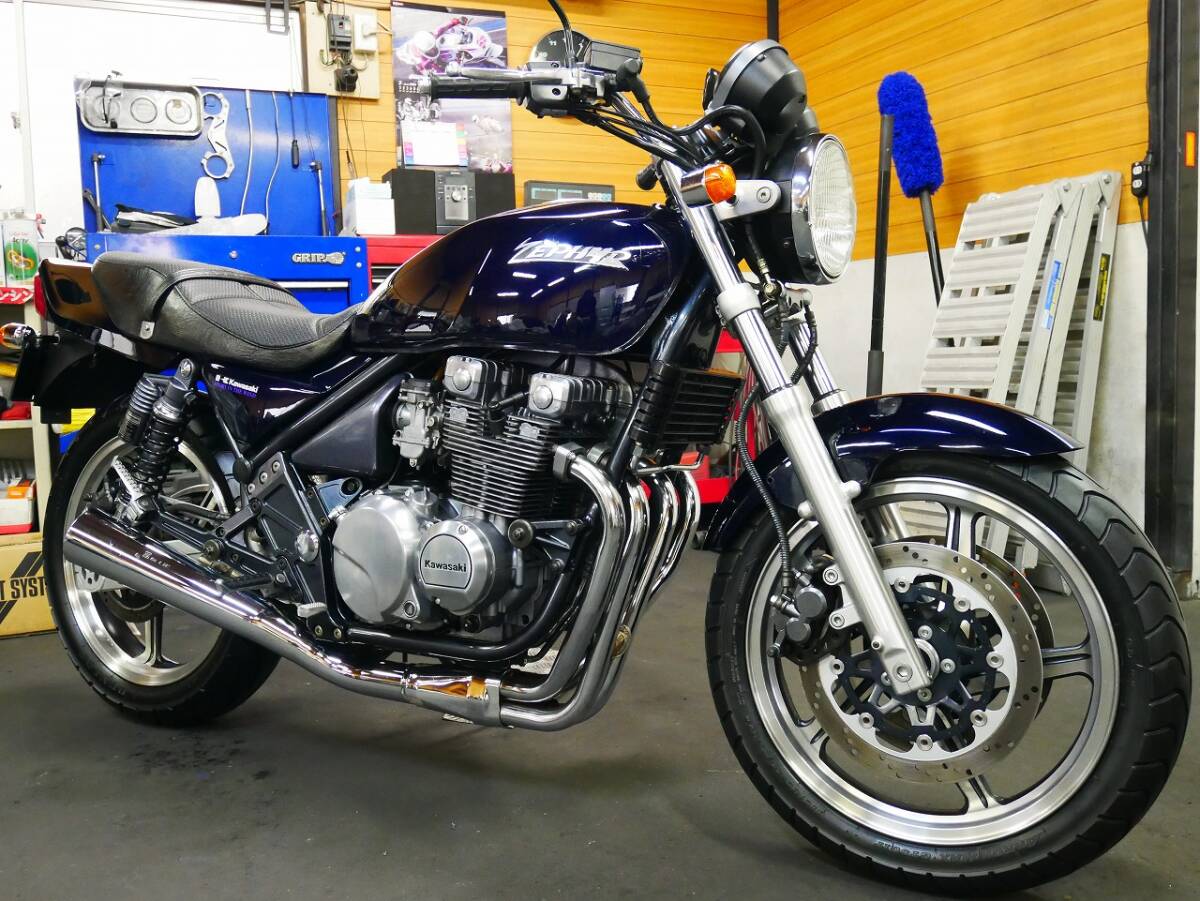 ☆超極上車!! kawasaki ゼファー400 C2 1990年モデル ZR400C-020～ 走行6,747km 当時物 絶好調!! 動画有ります☆☆☆程度希少☆☆☆の画像1