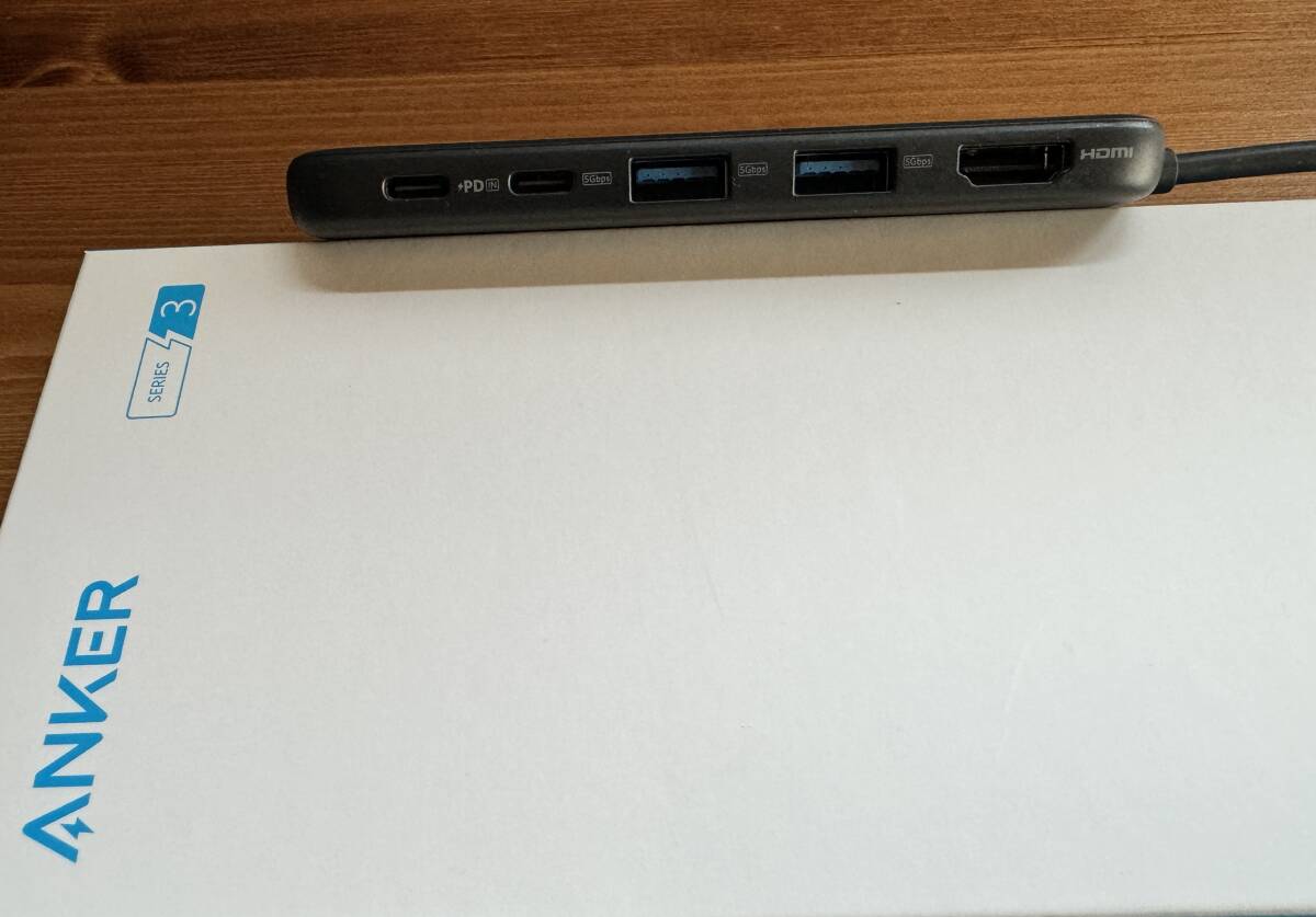 Anker 332 USB-C ハブ (5-in-1) 100W USB PD対応 4K HDMIポート5Gbps 高速データ転送 USB-C/USB-Aポート搭載_画像2