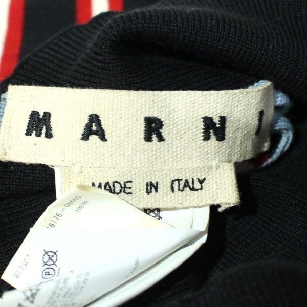 MARNI マルニ 17AW ボーダーネックウォーマー 8073000151524_画像4