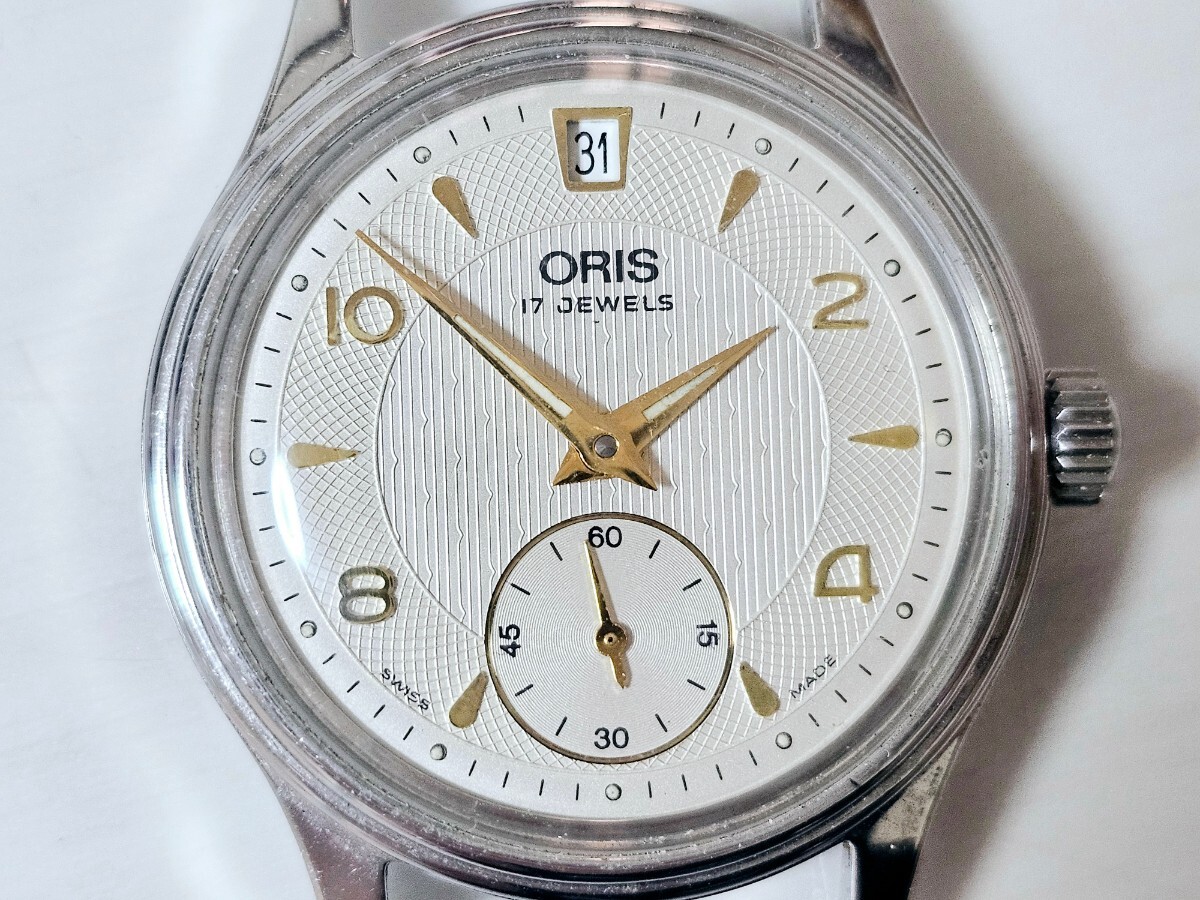 ORIS オリス 紳士用高級機械式腕時計 クラシック スモールセコンド アンティークウォッチ【7459-40】の画像1