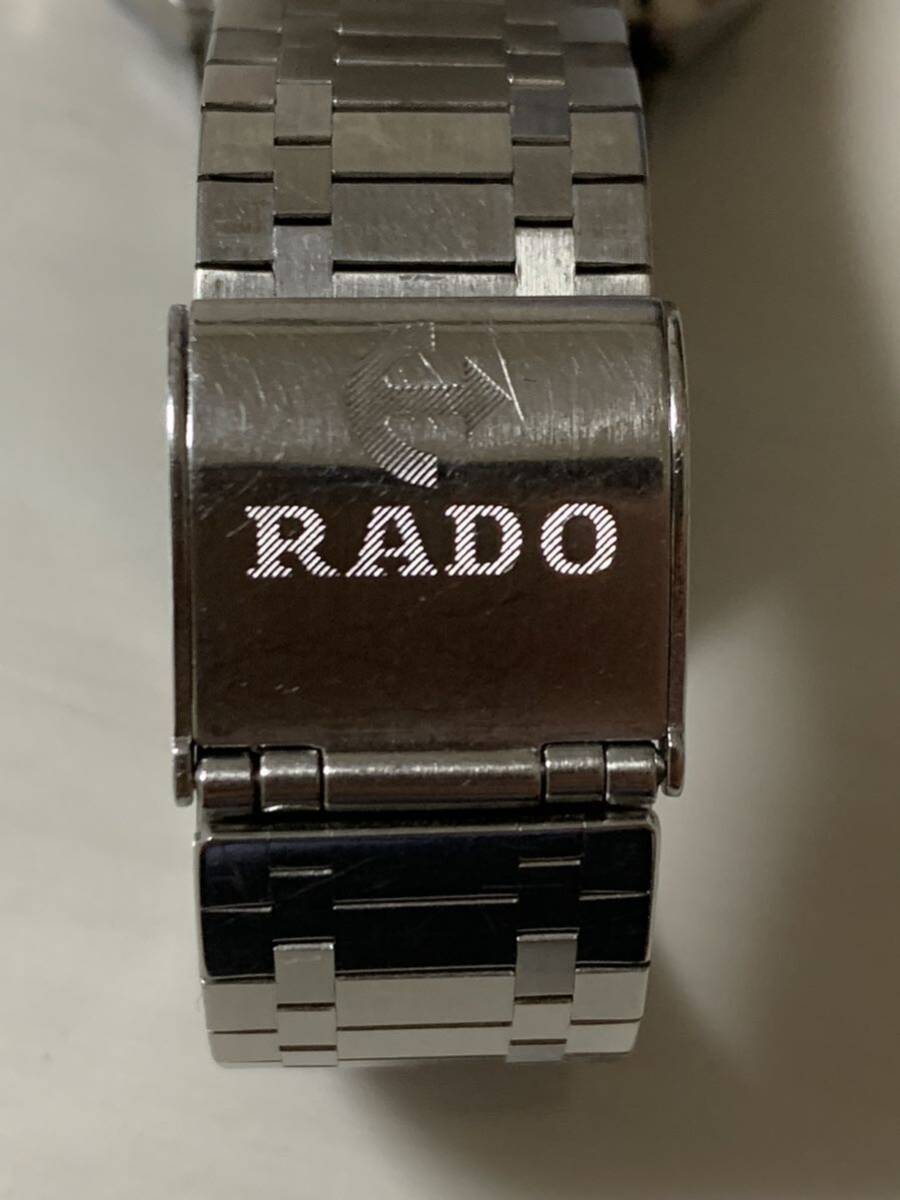 RADO ラドー 本物 ダイヤスター ダイヤインディックス黒文字盤 711.0067.3.N メンズ腕時計 動作未チェック現状販売_画像4