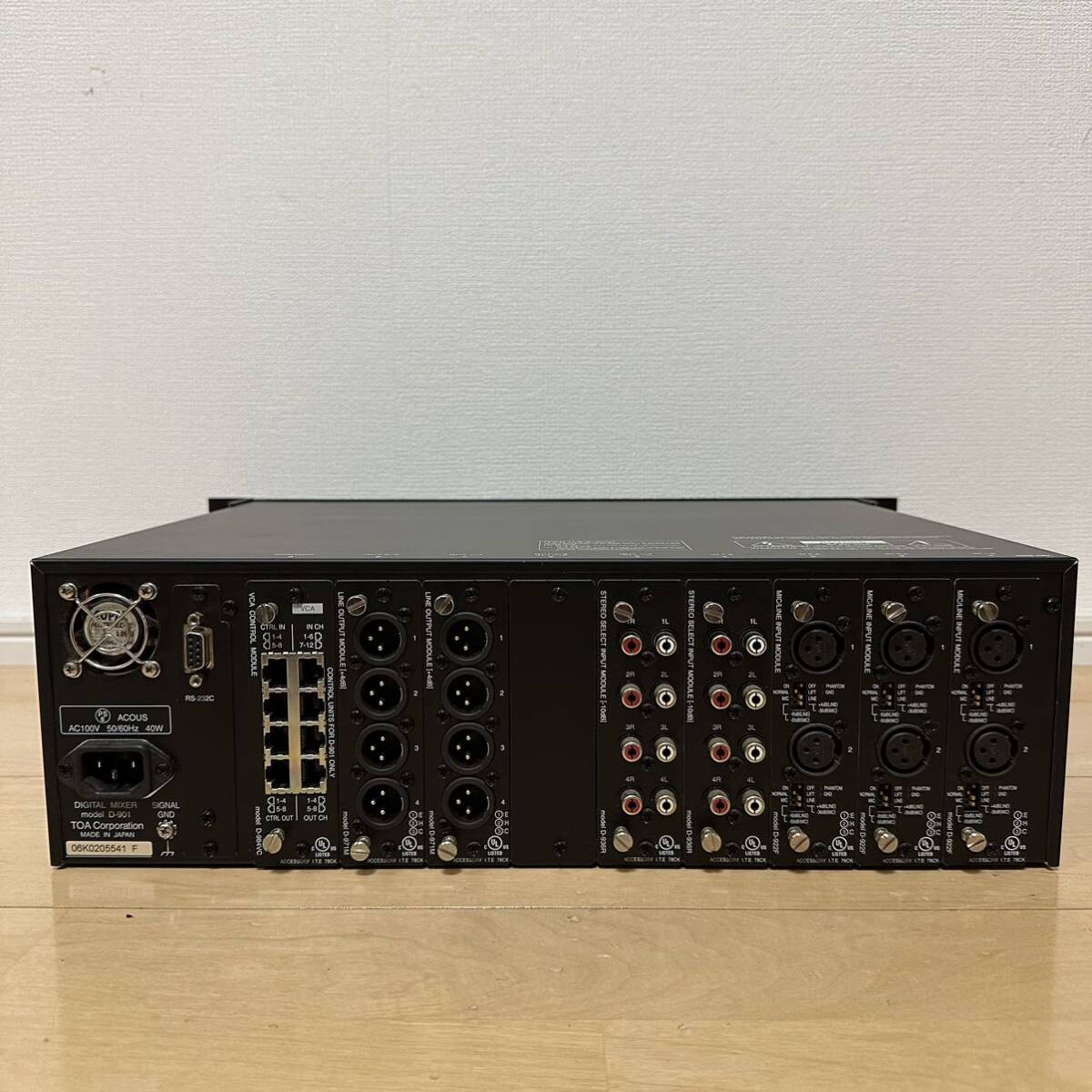 【売り切り！】トーア デジタルミキサー TOA DIGITAL MIXER model. D-901 通電確認済_画像3