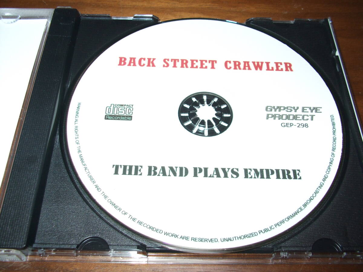 BACK STREET CRAWLER 《 BAND PLAYS EMPIRE 》★ライブ／ポール・コゾフ_画像2