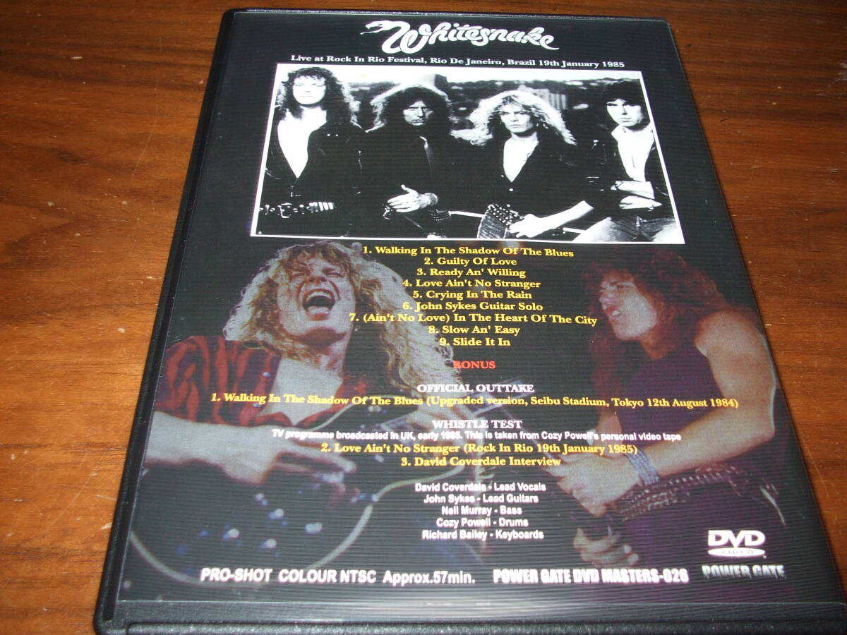 WHITESNAKE《 Rock In Rio 2nd Night 85 Pro-Shot 》★ライブ映像_画像3