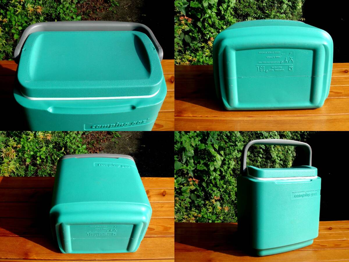 入手困難★極上Vintage【camping gaz】お宝キャンピングガス★Coolerbox　アイスタイム15L★稀少Made in France♪_車載可能★コンパクト