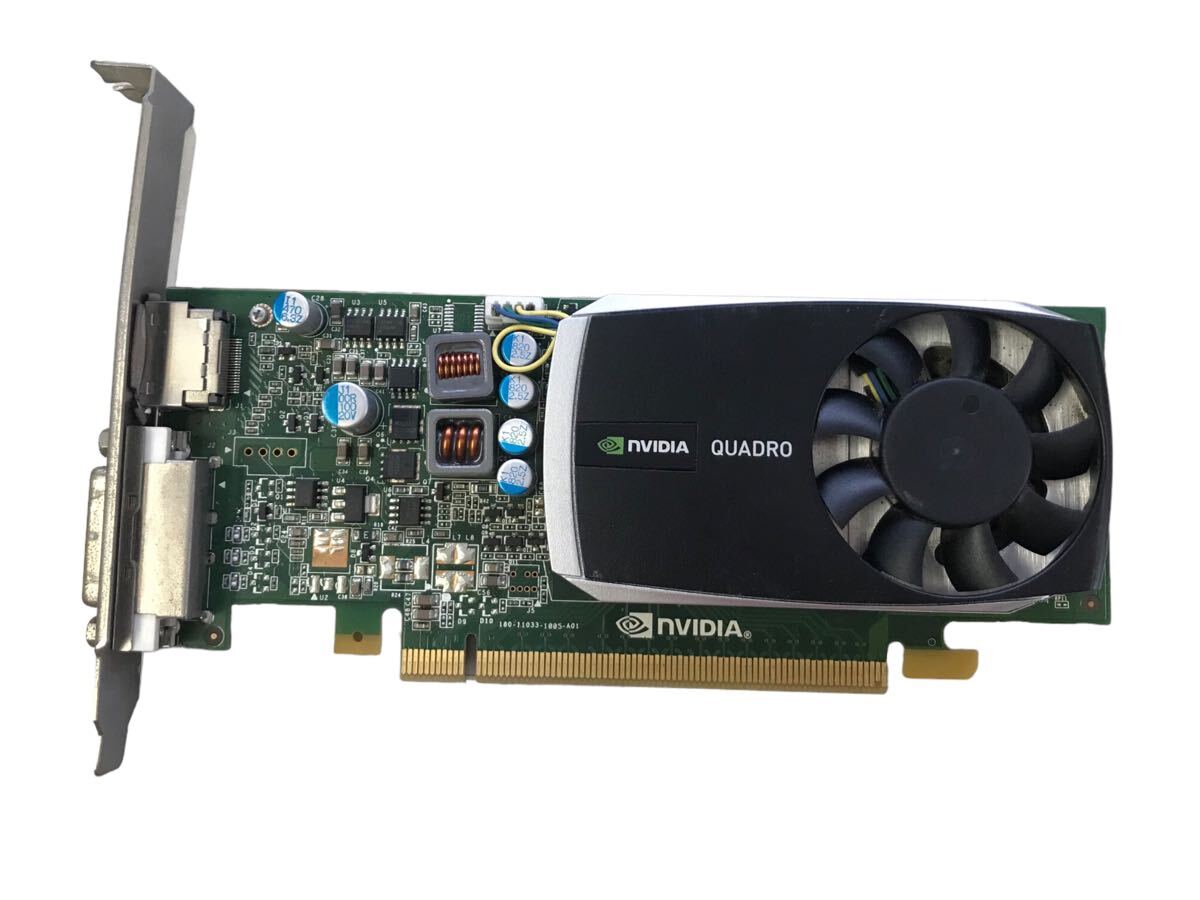 《中古》NVIDIA Quadro 600 1GB EQ600-1GEBEP ロープロファイル PCI Express_画像1