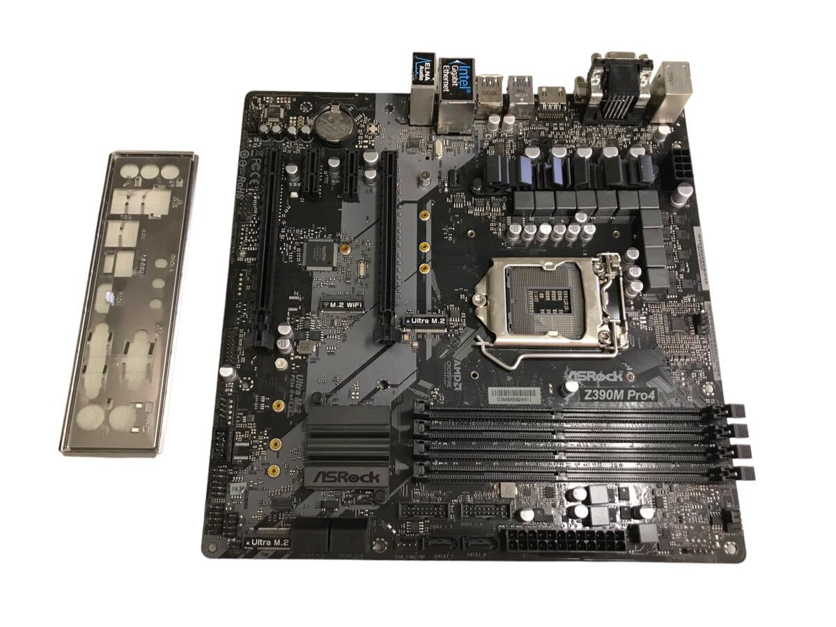 《中古》ASRock Z390M Pro4 マザーボード _画像1