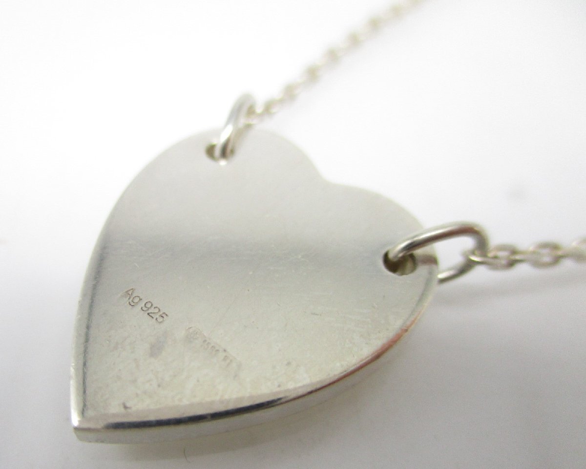 # Gucci # Heart pendant necklace # silver 925