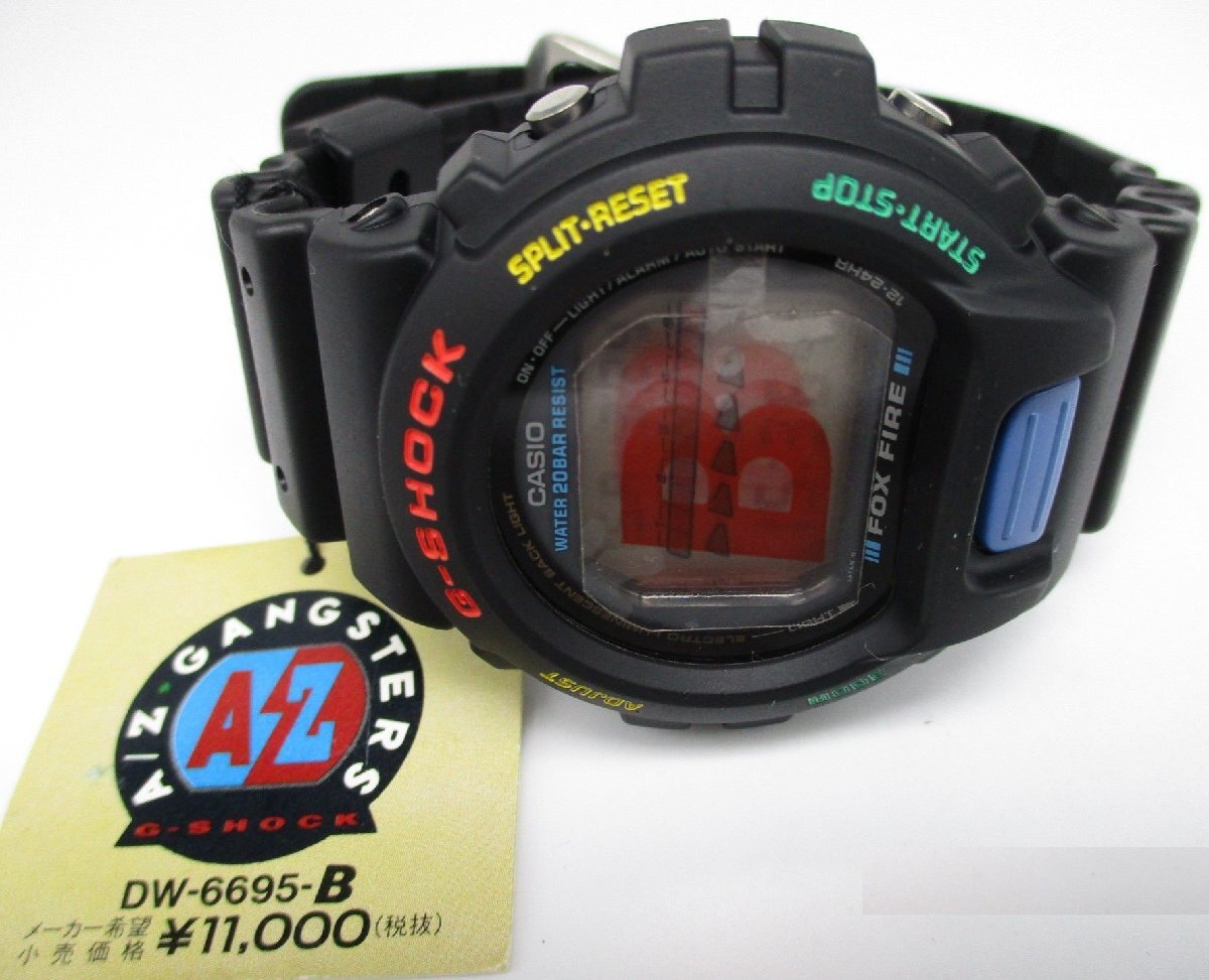 ■カシオ G-SHOCK■新品同様■A/Z GANGSTERS ギャングスター DW-6695-B■メンズ腕時計の画像4