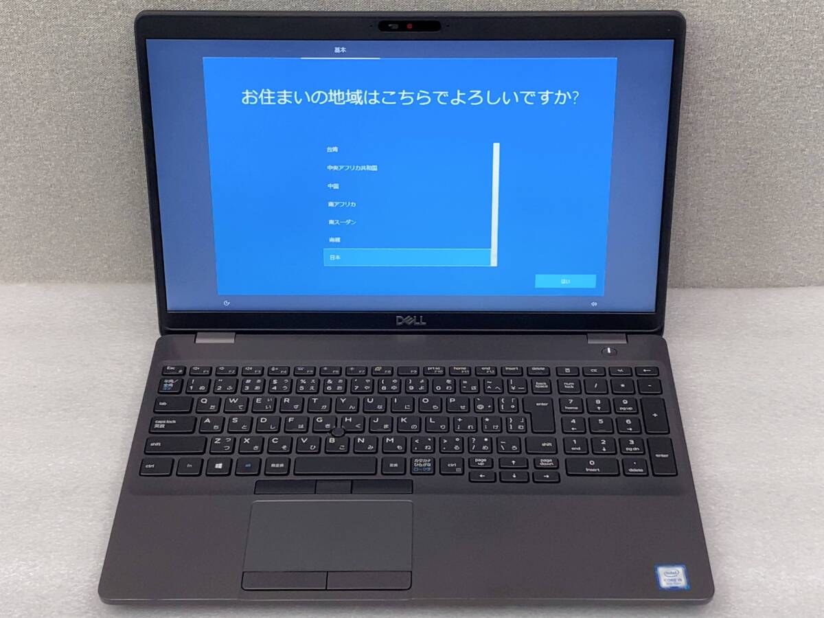 DELL Latitude 5501 ノートパソコン デル Win10 CPU Core i5-9300H メモリ16GB SSD256GB Wi-Fi Intel 9560NGW ジャンク品 /044392713の画像1