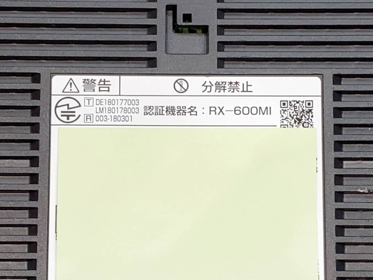 NTT RX-600MI ホームゲートウェイ ひかり電話ルータ ジャンク品_こちらは参考画像です