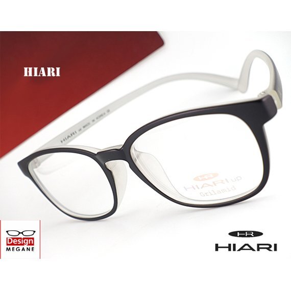 即決★眼鏡一式☆度入レンズ込★designメガネ★ HIARI (ひおり) Eyewear グリルアミドTR-90 M.Black 度付き/度なし/伊達メガネ【メガネ通販_画像1