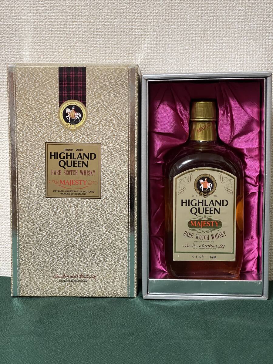 HIGHLAND QUEEN MAJESTY ハイランドクイーン マジェスティ 特級 スコッチ ウイスキー 750ml 箱入り の画像1