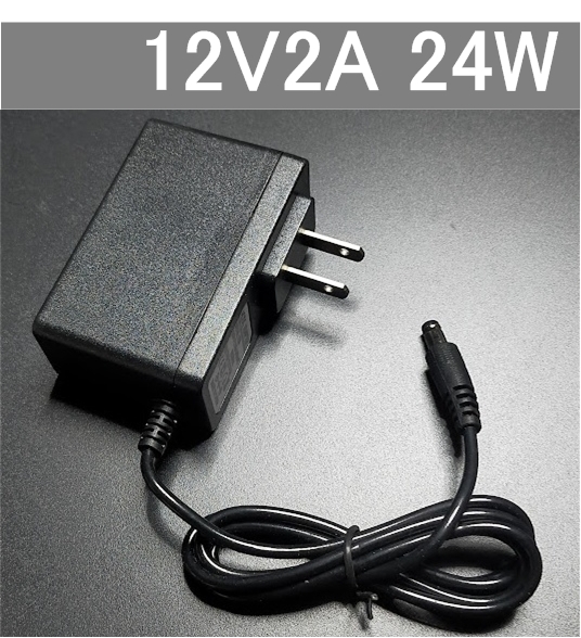 ACアダプター 12V2A プラグサイズ5.5×2.1mm（5.5×2.5ｍｍ兼用）スイッチング電源 AC/DCアダプター 12V1Ａ 12V1.5A 12V1.8A_画像1