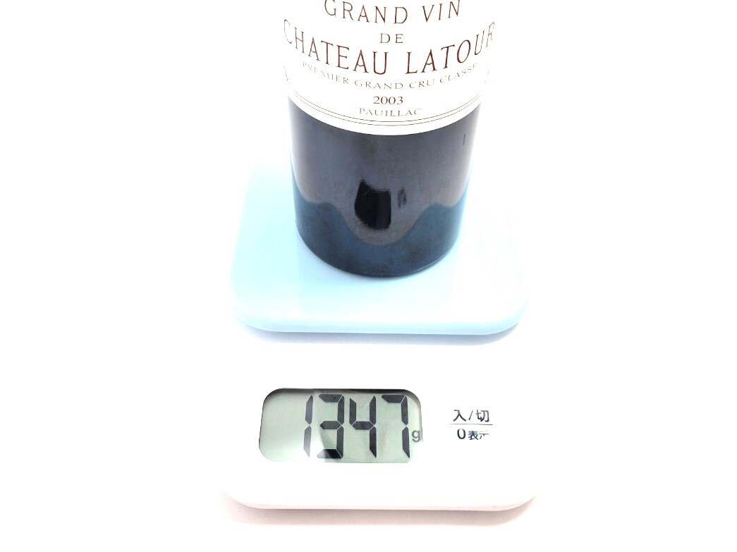 ★【未開栓】CHATEAU LATOUR/シャトー ラトゥール 2003 ボルドー 赤 ワイン お酒 750ml 13% (47982I10)の画像9