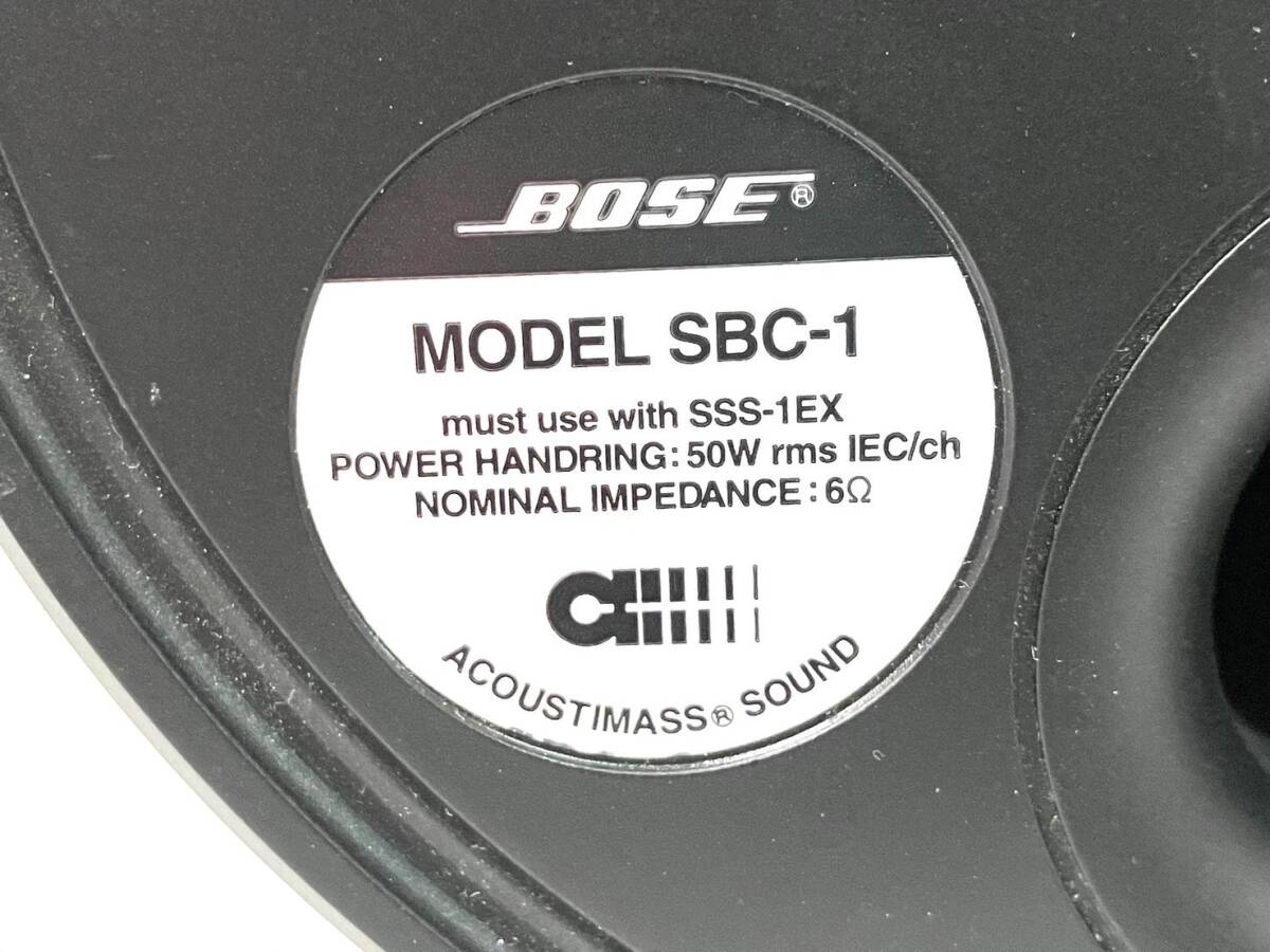 ★【通電未確認】BOSE/ボーズ ペアスピーカー SSS-ISP サブウーファー SBC-1 ステージサイドサウンド オーディオ機器 (47984I1)の画像9