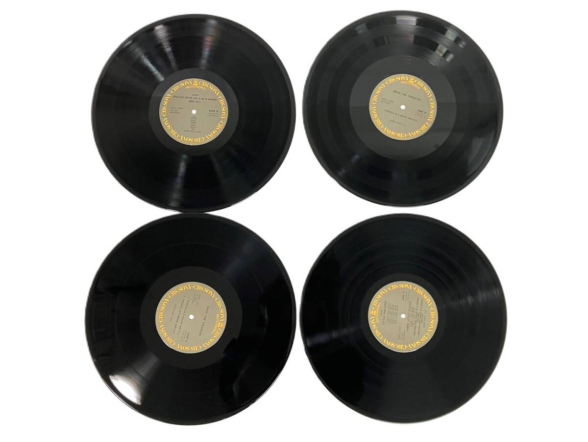 ★バッハ・コレクション グレン・グールド ピアノ 00AC 1457-72 LPレコード 16枚組 CBS ソニー ステレオ（45742I2）の画像6
