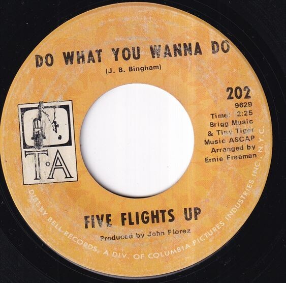 Five Flights Up - Do What You Wanna Do / Black Cat (A) SF-Q459_画像2