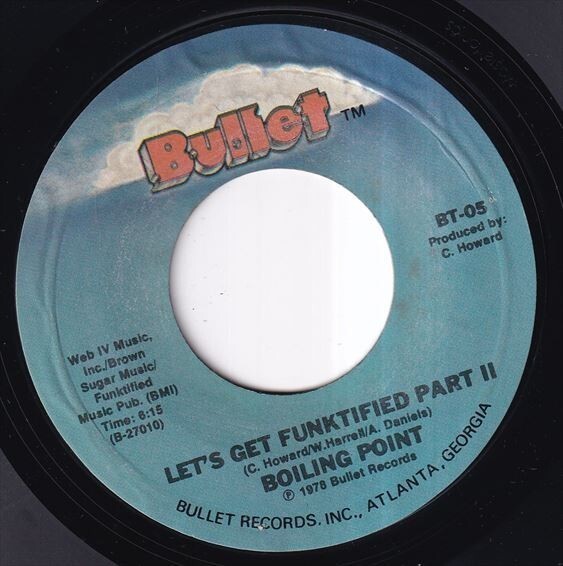 Boiling Point - Let's Get Funktified (Part 1) (Part 2) (A) SF-J421_7インチ大量入荷しました。