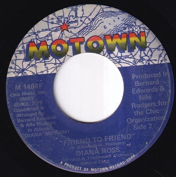 Diana Ross - Upside Down / Friend To Friend (A) SF-J535_7インチ大量入荷しました。