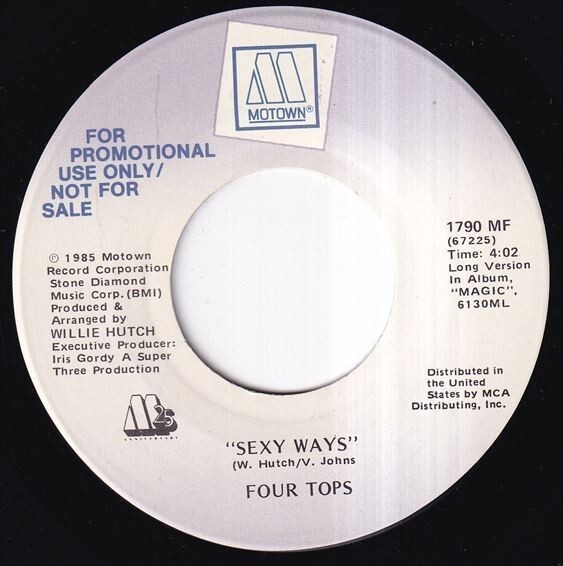 Four Tops - Sexy Ways (Long Version) / Sexy Ways (Long Version) (A) SF-K114_7インチ大量入荷しました。