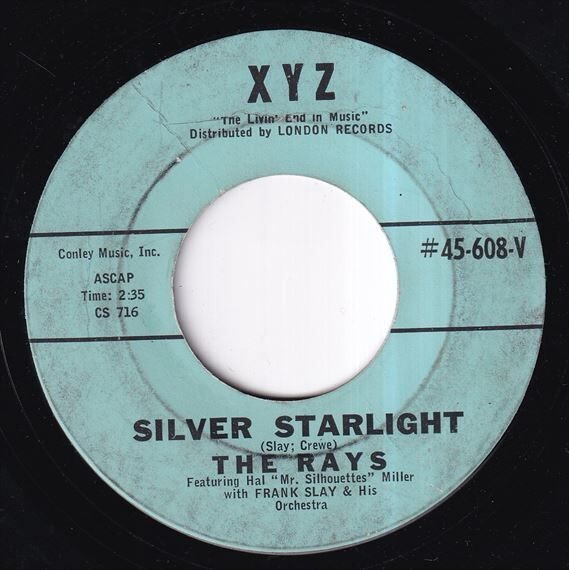 The Rays - Silver Starlight / Old Devil Moon (B) N339の画像2